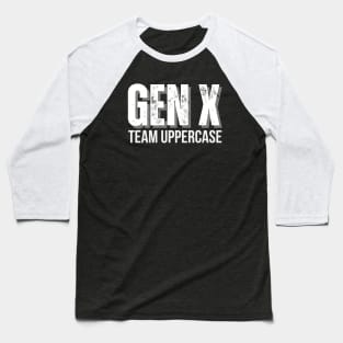 GEN X Team Uppercase Baseball T-Shirt